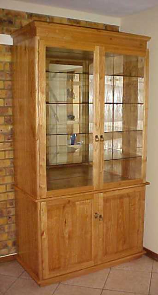 CABINET-OAK-Glass-Doors