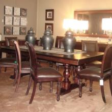 BASTILE TABLE & VALENTINO DINING CHAIRS  (1)