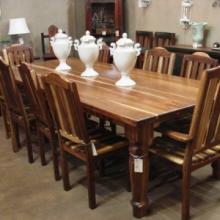 COUNTRY TABLE & JEAN THOMAS DINING CHAIRS