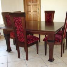 SQUARE TABLE & JENNY DINING CHAIRS
