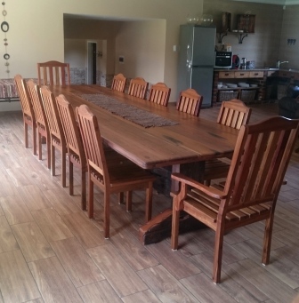 Sleeper-Table-Jean-Thomas-Dining-Chairs-Kiaat-