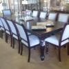 TRIPLE-BULLNOSE-Cascading-TABLE-Fluted-Lampung-Leg-VALENTINO-DINING-CHAIRS