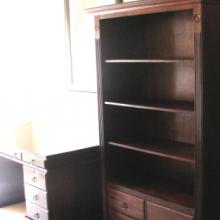 BOOKCASE WALLACE Open 4 Drawer (Rosette)