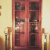 BOOKCASE-YORK-Glass-Doors-1-Drawer