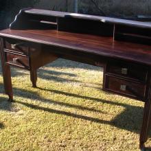 WRITING TABLE FLUTED LEG