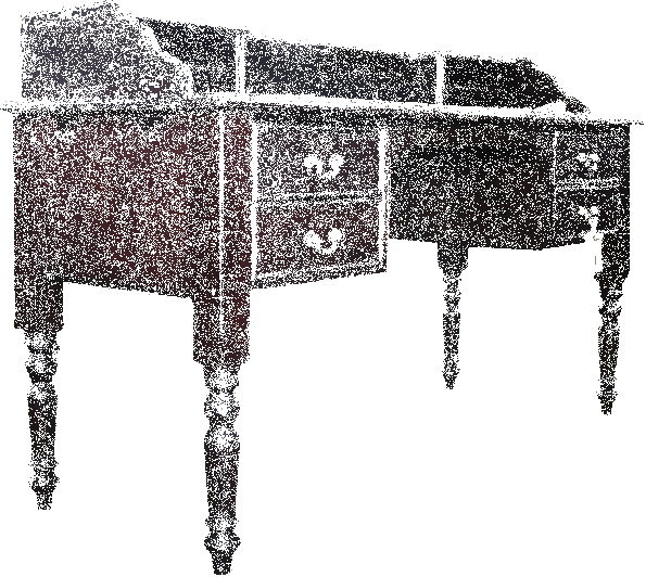 WRITING-TABLE-TURNED-LEG