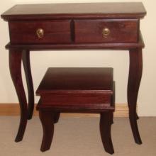 CURVED LEG DRESSING TABLE