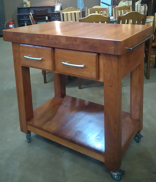 BUTCHER-BLOCK-2-Drawer-Rail-Rhodesian-Teak