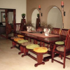 CATALAN-TABLE-NOLTE-CARVER-DINING-CHAIRS-2-