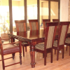 TRIPLE-BULLNOSE-Cascading-TABLE-Lampung-Leg-Fluted-JENNY-DINING-CHAIRS-small