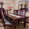 TRIPLE-BULLNOSE-Cascading-TABLE-Lampung-Leg-Fluted-JENNY-DINING-CHAIRS