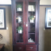 BOOKCASE-YORK-Glass-Doors-4-Drawers