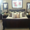 SLEIGH-BED-Leather-upholstered-